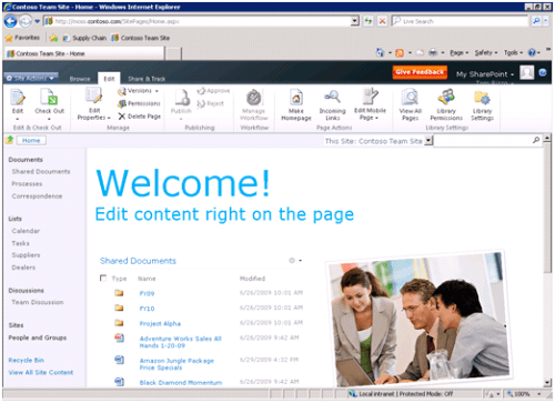 Sharepoint 2010 - Krav til programvare og marskinvare